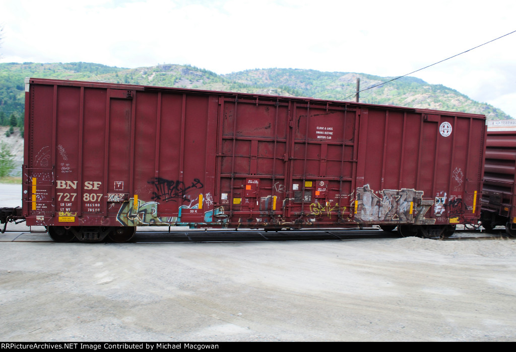BNSF 727807 side B